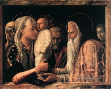  maler - Darstellung im Tempel Renaissance Maler Andrea Mantegna